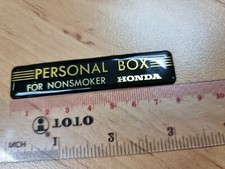 Rare Jdm Ef9 Ef8 Crx Honda Access Personal Box For Nonsmoker Emblem