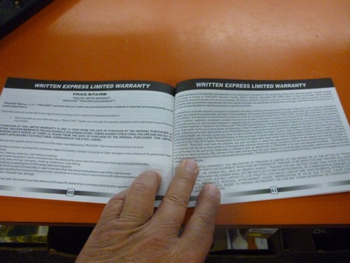2010 Trailstar Boat Trailer Owner's / Operator's Manual - Bild 3 von 8