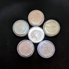 6 pc set- 5 Interference pigment  1 pearl powder - pearl pigment - iridesc