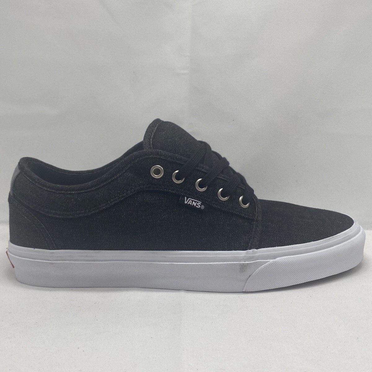 VANS Chukka Low, Mens US Size M, Denim Black Pewter White