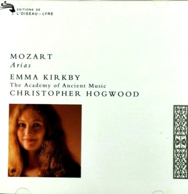 Mozart - Arias, Emma Kirkby, The Academy Of Ancient Music, Hogwood  -  CD, VG