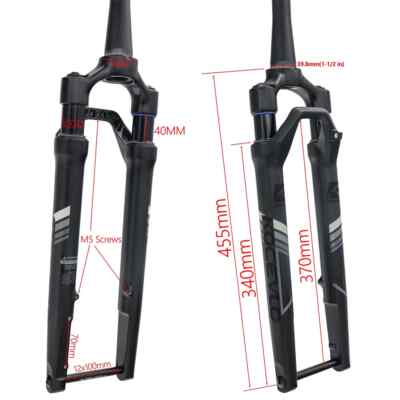 Gravel Suspension Fork Off-Road Damping Air Pressure Fork 700C
