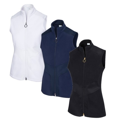 Greg Norman Womens Bonded Fleece Vest 