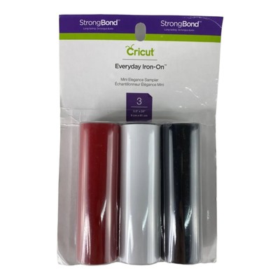 Cricut Everyday Iron-On Mini Elegance Sampler Matte Strong Bond 3.5  x 24 