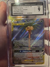 2019 Pokemon Unified Minds Rowlet & Alolan Exeggutor GX 215/236 CGC 9 on eBay