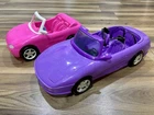 EUC Mattel Barbie 1996 Vintage Purple Corvette Convertible Pink Sports Car Lot