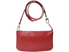 Louis Vuitton Pochette Accessoires Epi Leather Red shoulder crossbody Bag