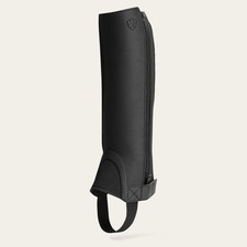 Youth Ariat English Scout Black Half Chaps Size Large Tall