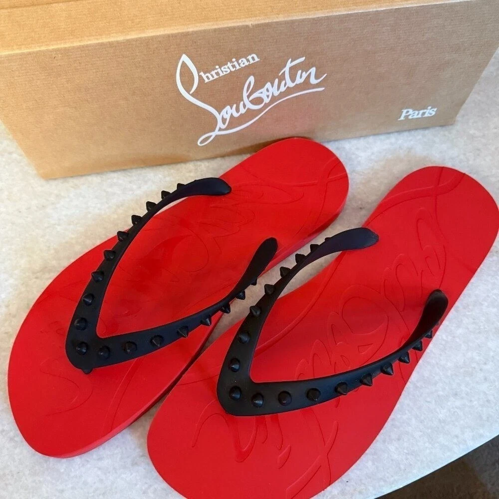 Flip Flop Red Rubber Sandals for Men for sale | eBay display picture 3