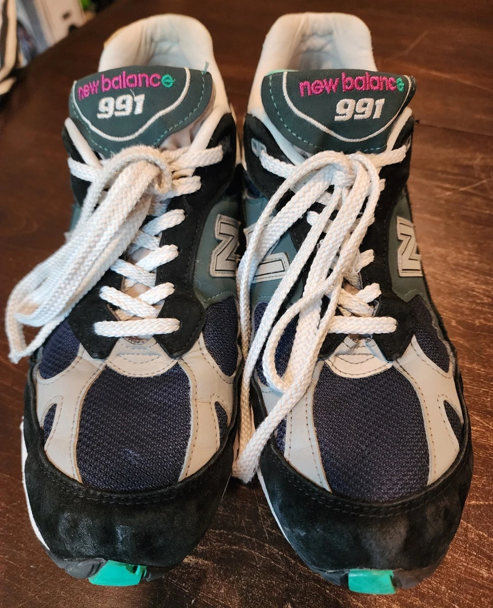 New Balance 991 Made in England Black Blue for Sale | Authenticity