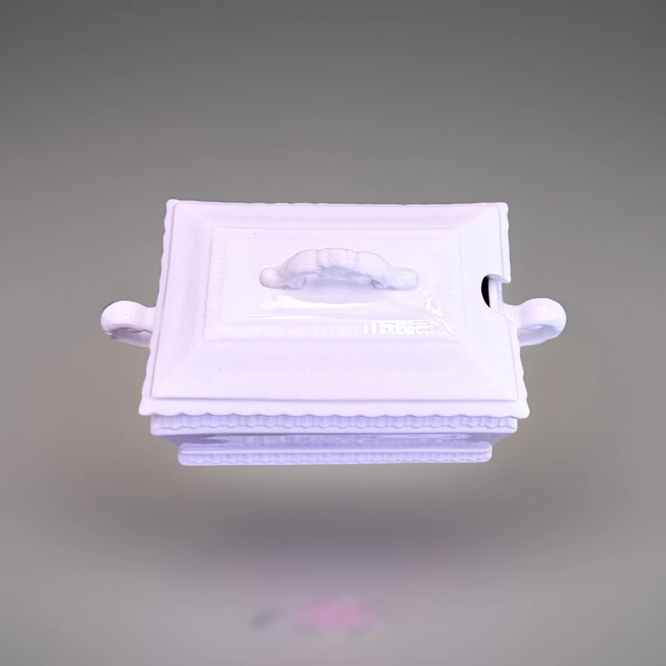 Antique Bridgwood & Son Tureen White Ironstone with Lid Excellent Condition - Image 2 of 4