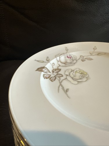 (8) Johann Haviland Sweetheart Rose Bavaria Germany Lunch Salad Plates 7 7/8” - Picture 3 of 9