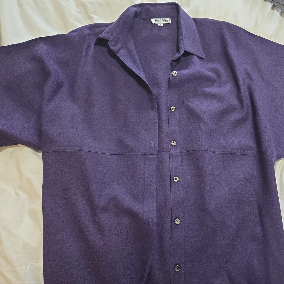 Vestido camisero vintage Bergdorf Goodman On The Plaza New York, púrpura medio rico Foto 4 de 4