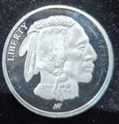 1 Troy oz Indian Buffalo .999 Fine Silver Round Asahi Mint (#282)