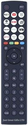 Hisense TV Fernbedienung Ersatz - Universal Smart Remote für VIDAA 4K UHD TVs