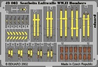 Sicherheitsgurte Luftwaffe Ww.Ii Bombers / 1:48 - Eduard 49003