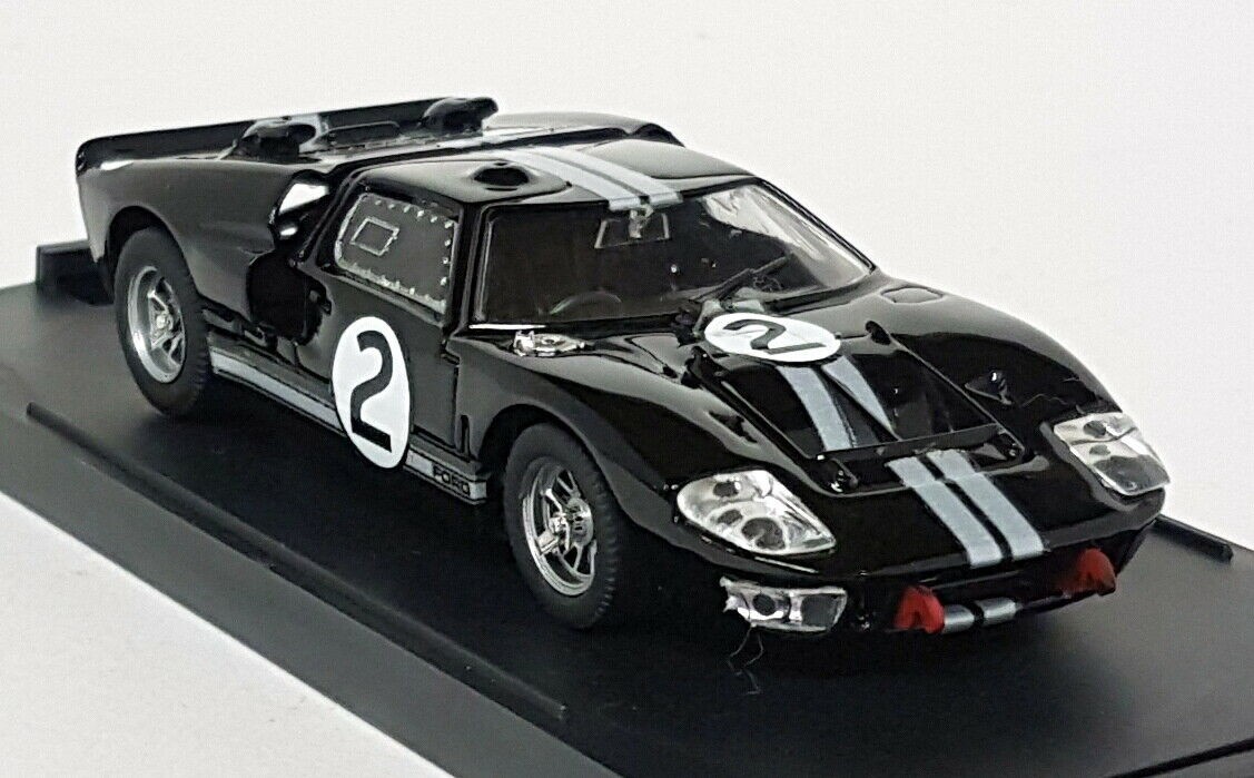 Bang 1/43 - 7081 Ford GT40 MK2 Le Mans 1966 Black Diecast Model Car