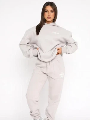 Ladies white Boutique fox&Tracksuit Set Hoodie+Pants Foamy Letter Sport Suit2026