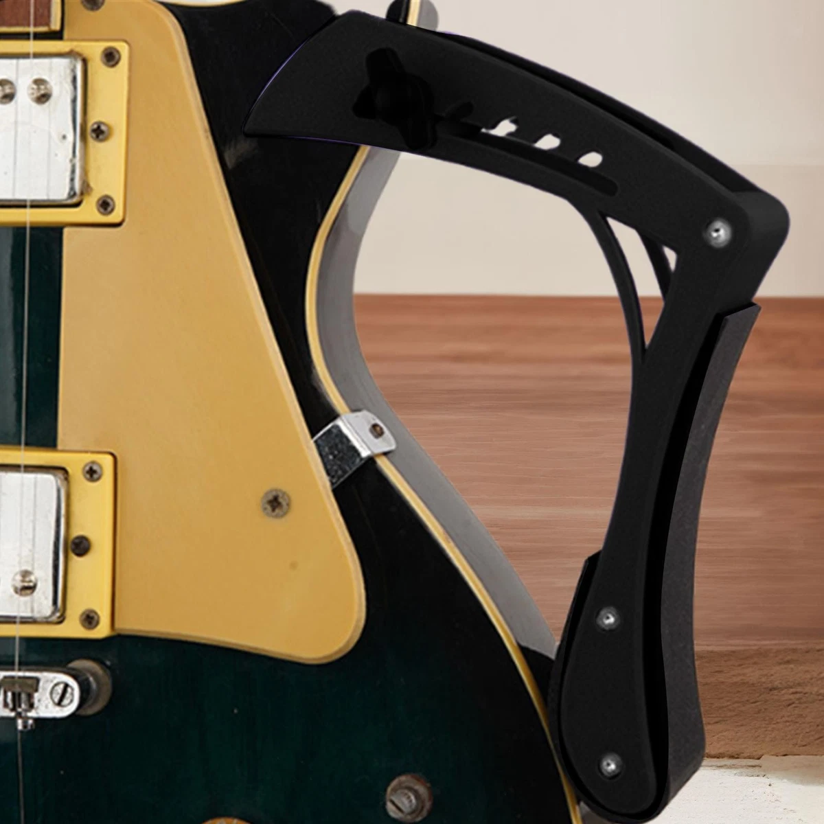 Supporto Singolo Per Chitarra Acustica/Elettrica NJS, Regolabile Con Base A Treppiede - Foto 3