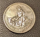 A Vintage 1984 Engelhard Prospector One Troy OZ .999 Silver  Round - Coin 6