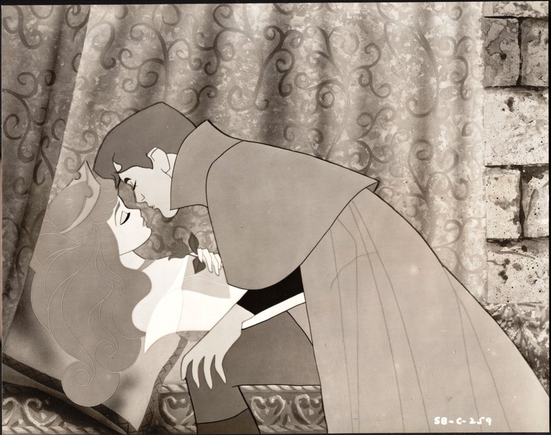 Sleeping Beauty Princess Aurora B/W Press Photo Walt Disney Productions 1970?