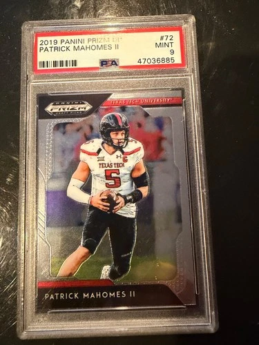 2020 Patrick Mahomes Panini Prizm DP Silver Prizm #81 Mint PSA 9