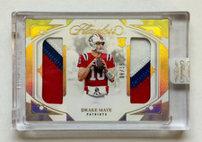 2024 Panini Flawless Football DRAKE MAYE RC DUAL PATCH 8/15 #DD-DME