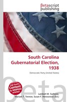 Lambert M. Surhone (U. A.) | South Carolina Gubernatorial Election, 1938 | Buch