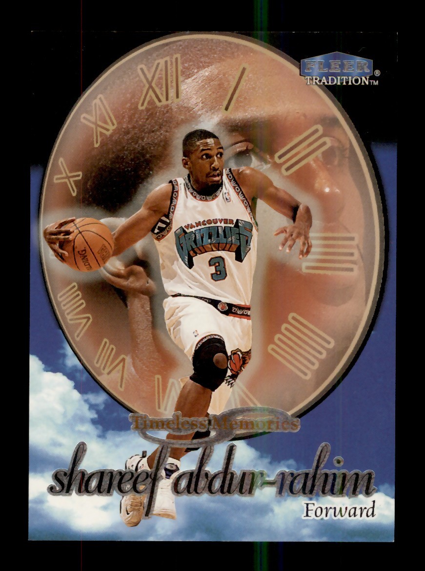 1998-99 FLEER TRADITION TIMELESS MEMORIES #1TM SHAREEF ABDUR-RAHIM