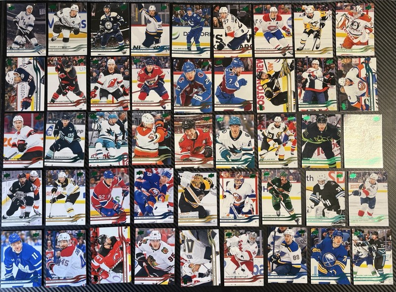 Lot of 53 Upper Deck Hockey Cards - 2025-2026 Holiday Parallels - No Duplicates