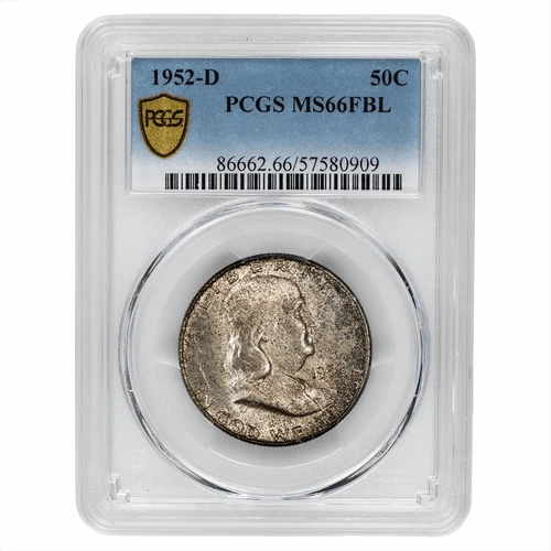 1952-D Franklin Half Dollar — photo from another recent sale