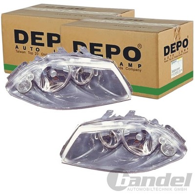 2x DEPO H3 H7 SCHEINWERFER passend für SEAT CORDOBA IBIZA LINKS+RECHTS
