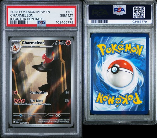 2023 POKEMON MEW EN-151 ILLUSTRATION RARE #169 CHARMELEON PSA 10 - Picture 5 of 5