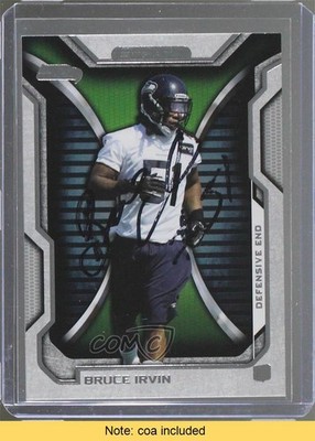JSA Certified 2012 Topps Strata Retail Thin Stock Bruce Irvin COA Rookie RC 2k2