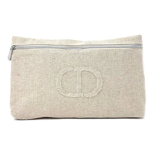 Pochette zippée en toile Dior
