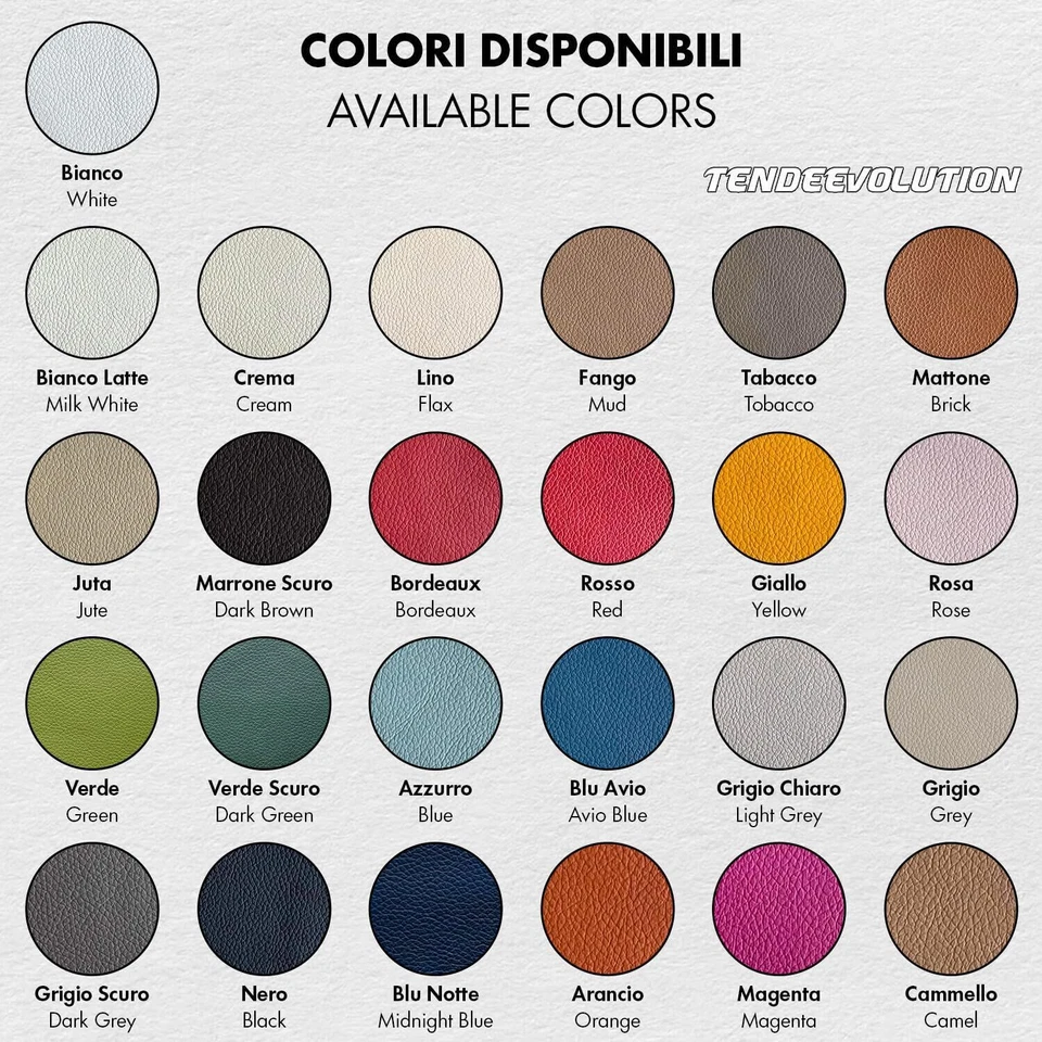 Ecopelle "Sierra" di Alta Qualità, Venduta al Mezzo Metro - Tessuto Multistrato - Immagine 2 di 4