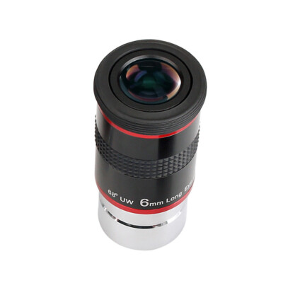 NEW 1.25''FMC 68° Ultra Wide Angle 6mm Relief Eyepieces for Astro Telescopes