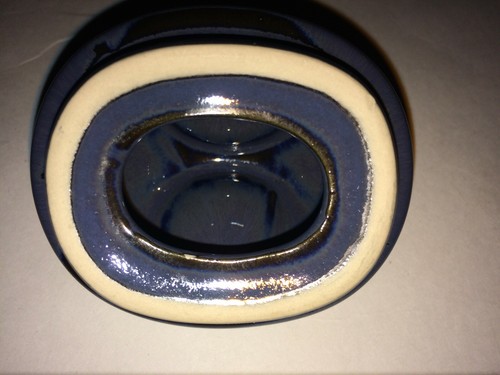 Sango Blue and Brown Nova Concepts Creamer & Sugar Bowl w/ Lid ~ EUC - Picture 5 of 10