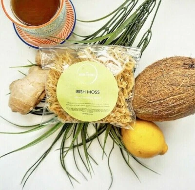 RETURN TO NATURAL Irish Moss Sea Moss Golden Variety Wild Ocean Sourced Grown AAA Grade 5G-1KG