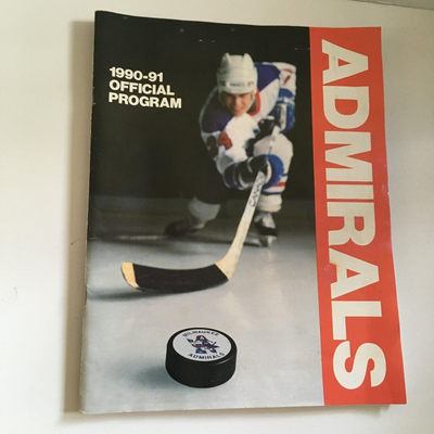 IHL Milwaukee Admirals Vintage Bradley Center 90 91 Hockey IHL Milwaukee Admirals Vintage Bradley Center 90 91 Hockey