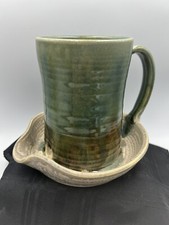 Pigeon River Pottery Hand Thrown Artisan Bacon Cooker Signed