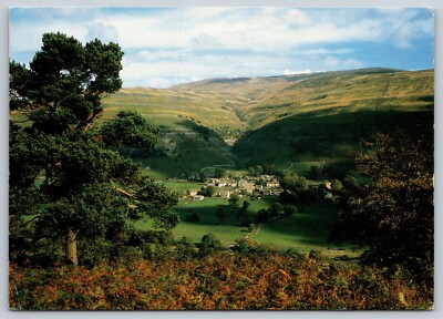 Postcard - England North Yorkshire Wharfedale Buckeden Pike c1989 26