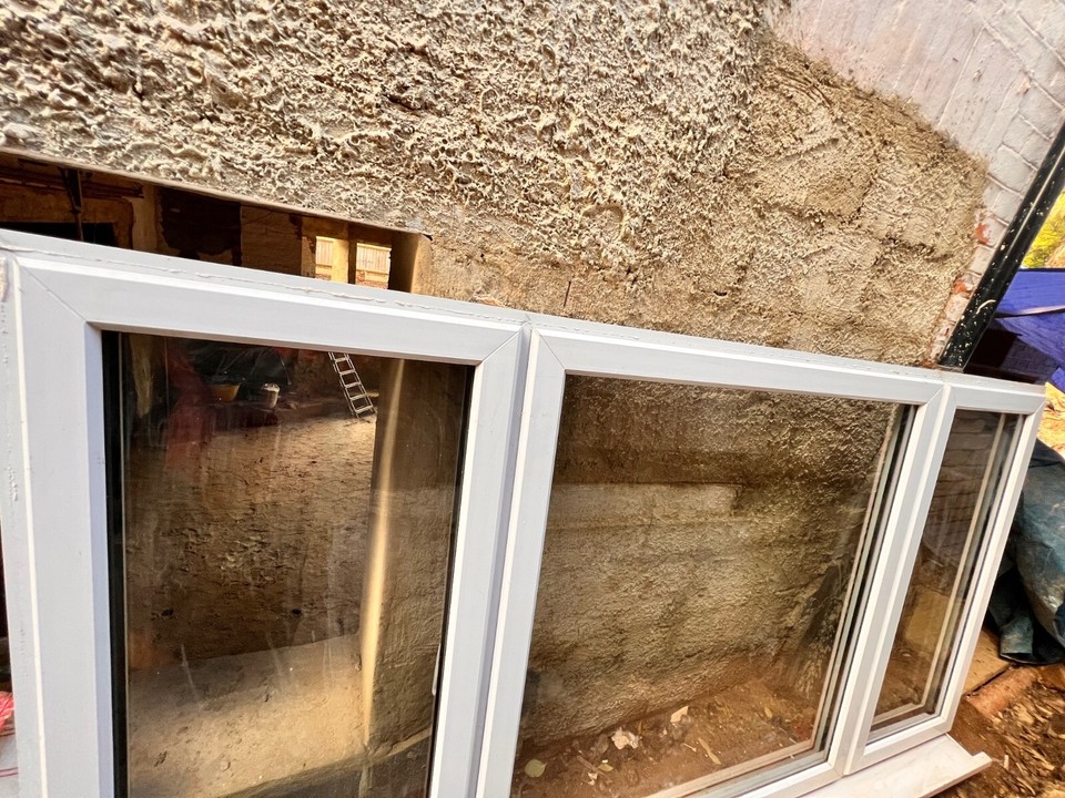 Large Everest Double Glazed Triple Pane Heavy Duty Window For Sale