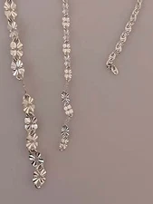 925 Sterling Hammered Cable This Chain is Available in Three Sizes: 3.4mm,5.7mm,