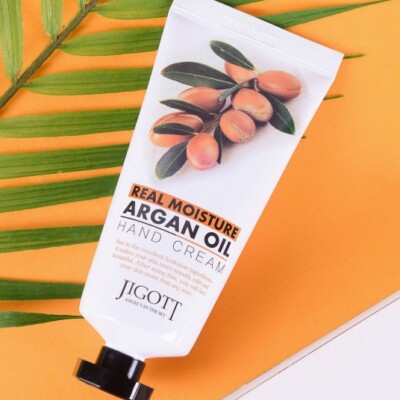 JIGOTT Real Moisture Arganöl Handcreme 100ml feuchtes und glattes Finish