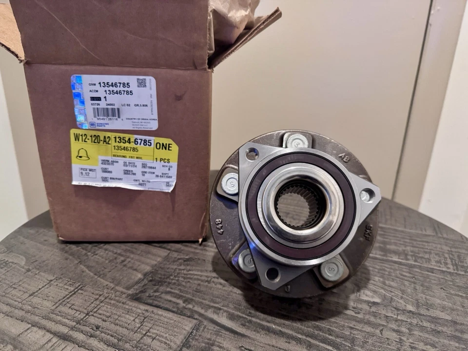 Cojinete de rueda delantera OEM de GM para Cadillac XTS 2013-2019. Foto 3 de 4