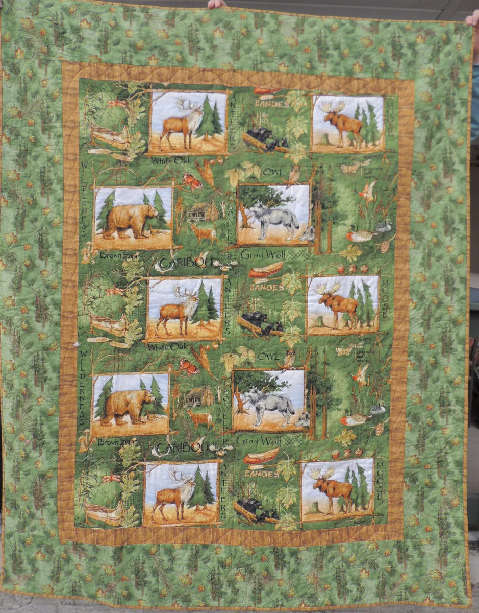 Wildwood Quilt Panels with Borders 60x74