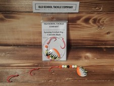 3-Hook Crawler Harness - Size #3 Colorado Blade - 4'/48" - 15lb - Size #4 Hooks