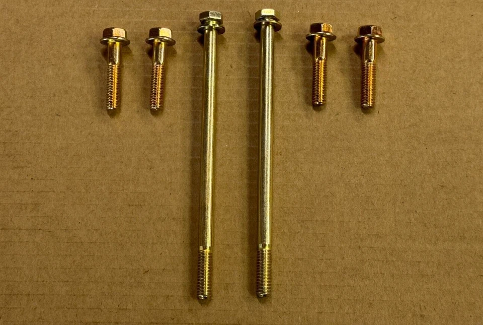 86-87-93 Ford Mustang Intake Manifold BOLTS Upper & Lower GT 302 HO SET EFI GT40 - Image 2 of 4