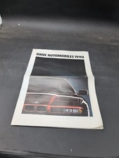 Vintage BMW AUTOMOBILES 1990 Brochure Pamphlet Sales Brochure Dealer Original 
